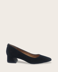 Kenneth Cole Shop Gardena Suede Pump | Gentle Souls Classic Black Heel | BLACK SUEDE