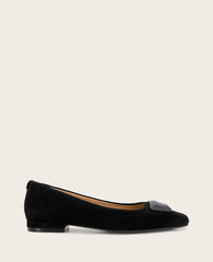 Kenneth Cole Shop Hanette Suede Flat Black | Gentle Souls by Kenneth Cole | BLACK SUEDE