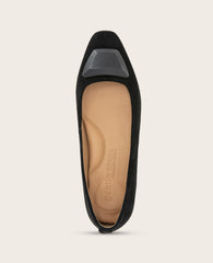 Kenneth Cole Shop Hanette Suede Flat Black | Gentle Souls by Kenneth Cole | BLACK SUEDE