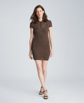 Kenneth Cole Shop Variegated Polo Sweater Dress, Brunette | Kenneth Cole | BRUNETTE