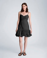 Kenneth Cole Buy Women's Sweetheart Bubble Flounce Mini Dress, Black | BLACK
