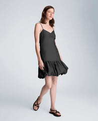 Kenneth Cole Buy Women's Sweetheart Bubble Flounce Mini Dress, Black | BLACK
