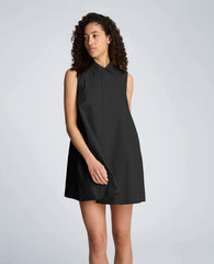 Kenneth Cole Shop Cotton Poplin Trapeze Mini Dress – Black | Kenneth Cole | BLACK