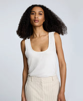Kenneth Cole Shop Satin Scoop Neck Tank in Oyster | Kenneth Cole | OYSTER