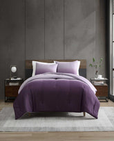 Kenneth Cole Subtle Ombre Comforter Set | PURPLE