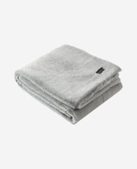 Kenneth Cole Faux Fur Solid Throw Blanket | GREY