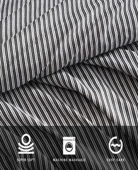 Kenneth Cole Twill Stripe Texture Sheet Set | BLACK/WHITE