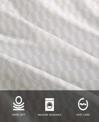 Kenneth Cole Wavy Checker Sheet Set | GREY