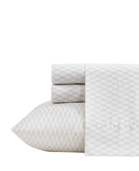 Kenneth Cole Wavy Checker Sheet Set | GREY