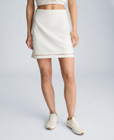 Kenneth Cole Pull On A-Line Mini Skirt | PURE WHITE