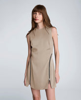 Kenneth Cole Zipper Detail Mini Dress | BURLAP