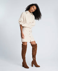 Kenneth Cole Shop Striped Shirt Dress Almond Milk Multi | Kenneth Cole | ALMOND MILK MULTI