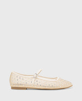 Kenneth Cole Shop Jasper Nude Mesh Micro Stud Ballet Flat | Kenneth Cole | NUDE MESH