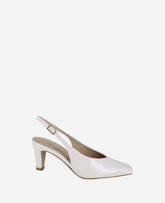 Kenneth Cole Shop Meilani Ecru Patent Point Toe Slingback | Kenneth Cole | ECRU PATENT