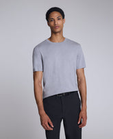 Kenneth Cole Shop Sweater Tee: Grey Lightweight Knit, Modern Fit | KC | GREY