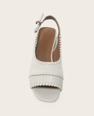 Kenneth Cole GENTLE SOULS - Samarra Suede Braided Detail Slingback Heel | STONE SUEDE