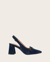Kenneth Cole Shop Dionne Slingback Pump – Navy Suede | Gentle Souls | NAVY SUEDE