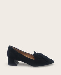 Kenneth Cole Shop Women's Glova Suede Tassel Heel, Black | Gentle Souls | BLACK SUEDE