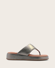 Kenneth Cole Shop Gentle Souls Daya Metallic Sandal | Kenneth Cole | PEWTER LEATHER