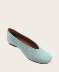 Kenneth Cole GENTLE SOULS - Willow Suede Ballet Flat | BLUE SUEDE