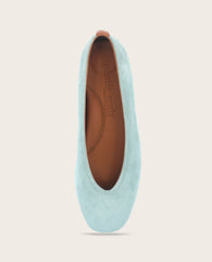 Kenneth Cole GENTLE SOULS - Willow Suede Ballet Flat | BLUE SUEDE