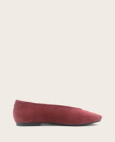 Kenneth Cole GENTLE SOULS - Willow Suede Ballet Flat | BURGUNDY SUEDE