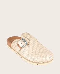 Kenneth Cole Brantley Woven Leather Mule in Sand – Gentle Souls Comfort | SAND WOVEN LEATHER