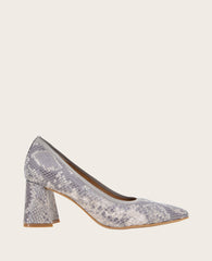 Kenneth Cole GENTLE SOULS - Dionne Snakeskin Leather Heel | TAUPE SNAKE LEATHER