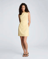 Kenneth Cole Tucked Waist Mini Dress | PASTEL YELLOW