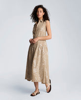 Kenneth Cole Curved Yoke Midi Shirt Dress | SOFT CAF SEQUIN