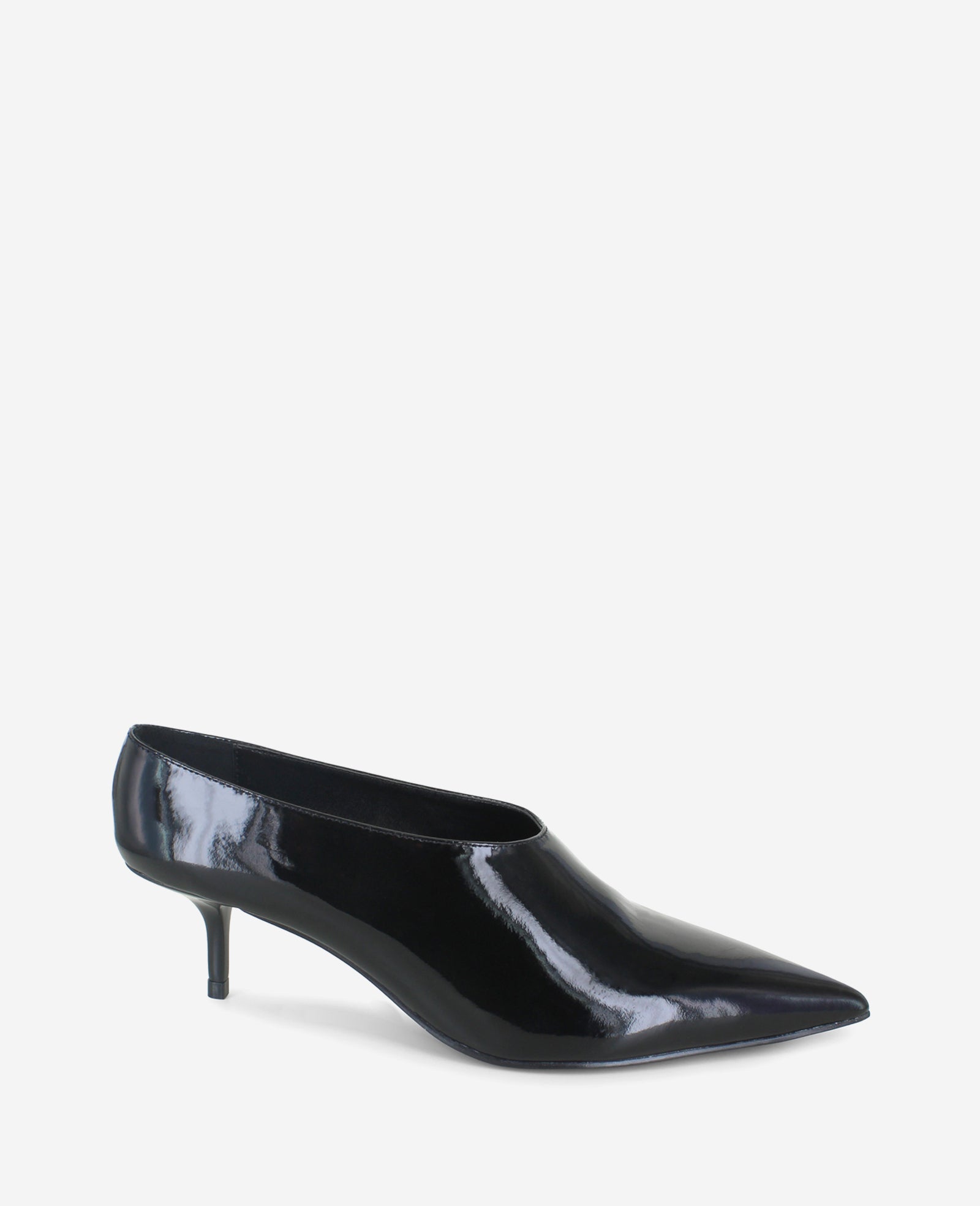 Kenneth Cole Shop Linxie Black Patent Kitten Heel Pump | Kenneth Cole | BLACK PATENT