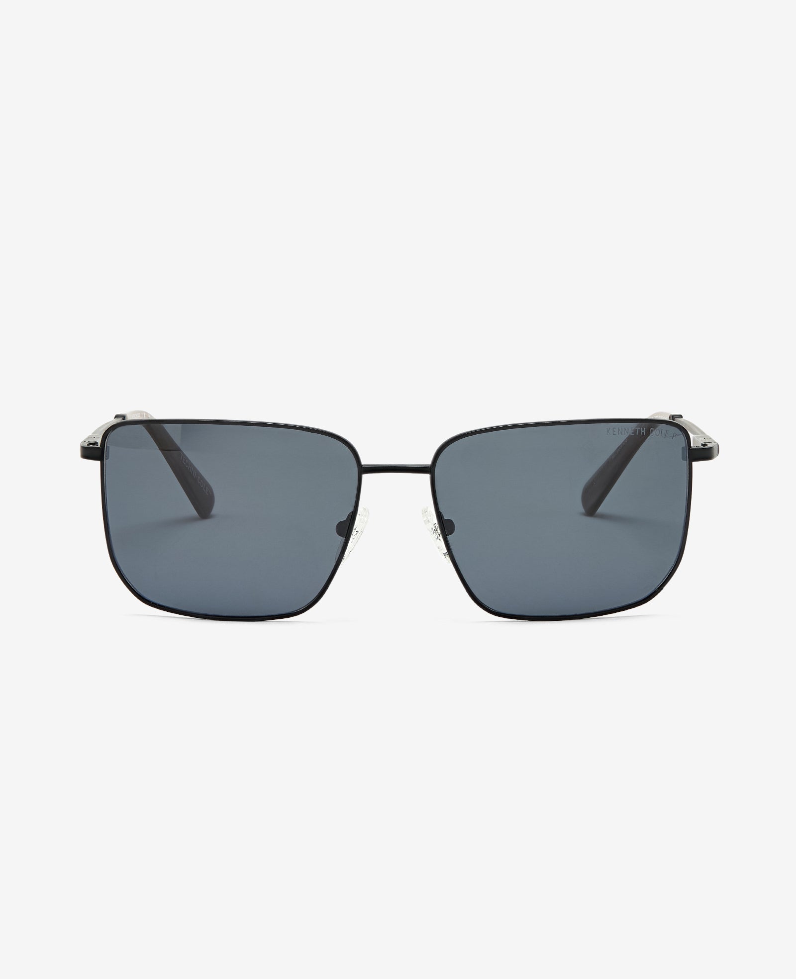 Kenneth Cole Square Titanium Sunglasses | BLACK