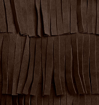 Kenneth Cole Fringe Slouch Hobo Bag | DARK BROWN