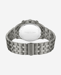 Kenneth Cole Dress Sport Chronograph Stainless Steel Bracelet Watch | GUN