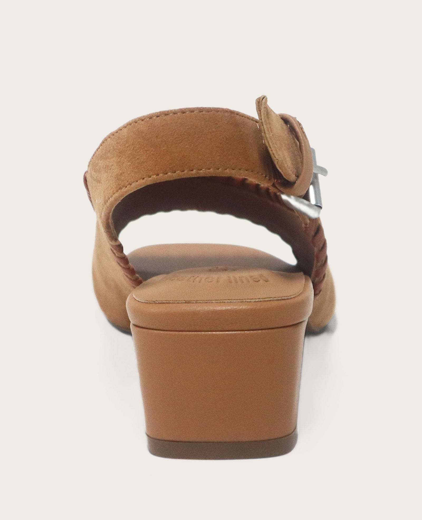 Kenneth Cole GENTLE SOULS - Samarra Suede Braided Detail Slingback Heel | TAN SUEDE