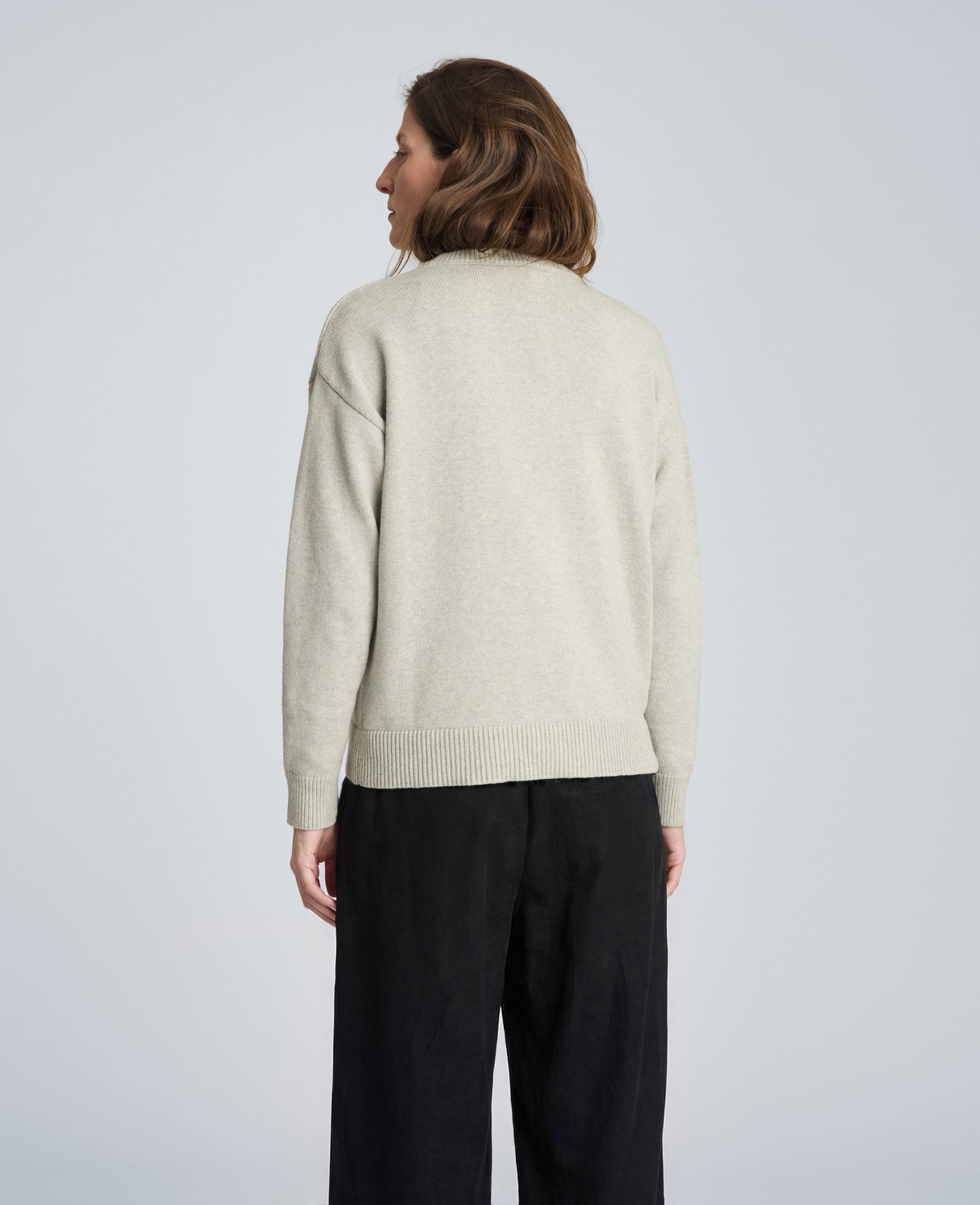 Kenneth Cole Shop Read Between The Lies Crewneck Sweater – Grey | KC | GREY