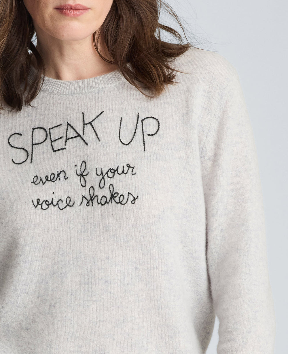 Kenneth Cole Speak Up Cashmere Crewneck Sweater, Grey | Kenneth Cole | GREY