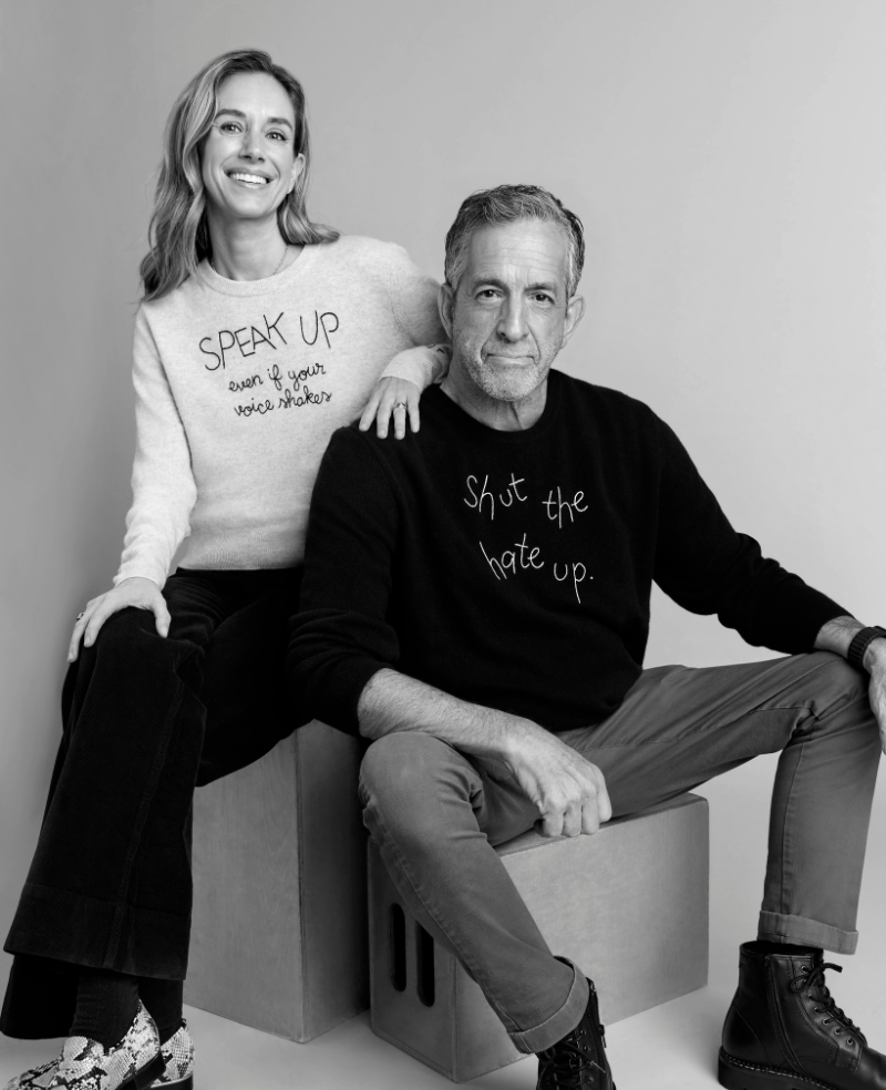 Kenneth Cole Speak Up Cashmere Crewneck Sweater, Grey | Kenneth Cole | GREY