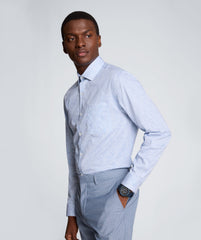 Kenneth Cole REACTION - Slim Fit Flex Stretch Dress Shirt | BLUE FLORAL