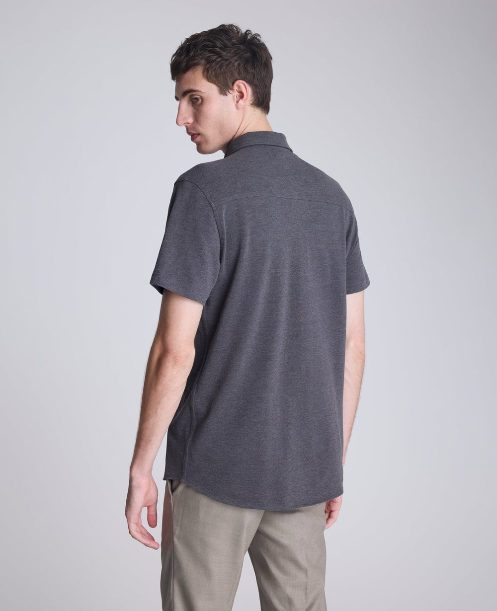 Kenneth Cole Shop Short Sleeve Sportshirt: Charcole Heather | Kenneth Cole | CHARCOLE HEATHER