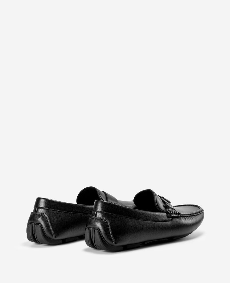 Kenneth Cole REACTION - Stan Band Driving Loafers for Men, Black | KC | BLACK