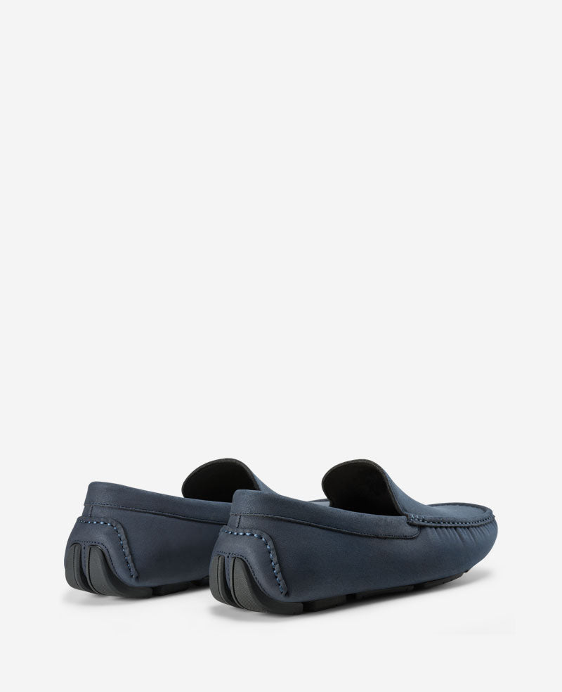 Kenneth Cole REACTION Scanlin Driving Loafer – Blue Men | Kenneth Cole | ECLIPSE FAUX SUEDE