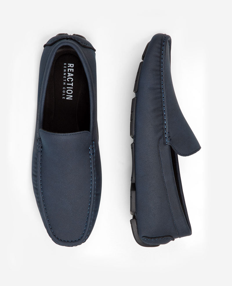 Kenneth Cole REACTION Scanlin Driving Loafer – Blue Men | Kenneth Cole | ECLIPSE FAUX SUEDE