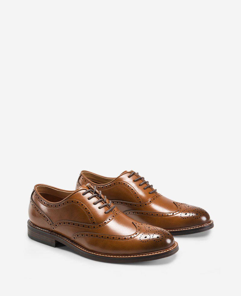 Kenneth Cole Shop REACTION Lance Brogue Oxford – Cognac Men | KC | COGNAC