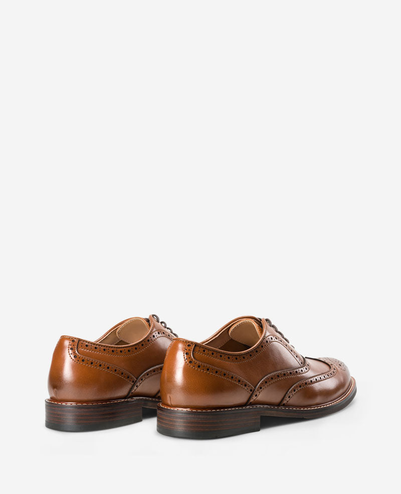 Kenneth Cole Shop REACTION Lance Brogue Oxford – Cognac Men | KC | COGNAC