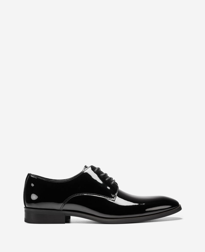 Kenneth Cole REACTION Hogart Derby – Black Patent Men | Kenneth Cole | BLACK PATENT