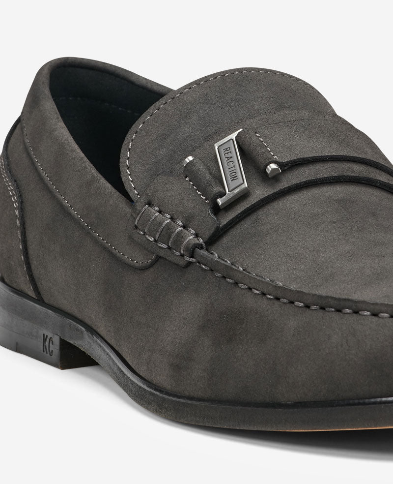 Kenneth Cole REACTION Estate Belt Loafer – Charcoal Men | Kenneth Cole | CHARCOLE FAUX SUEDE