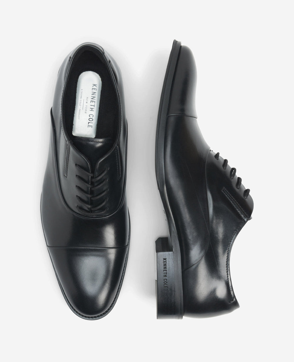 Kenneth Cole Shop Tully Cap Toe Oxford Shoes – Black | Kenneth Cole | BLACK