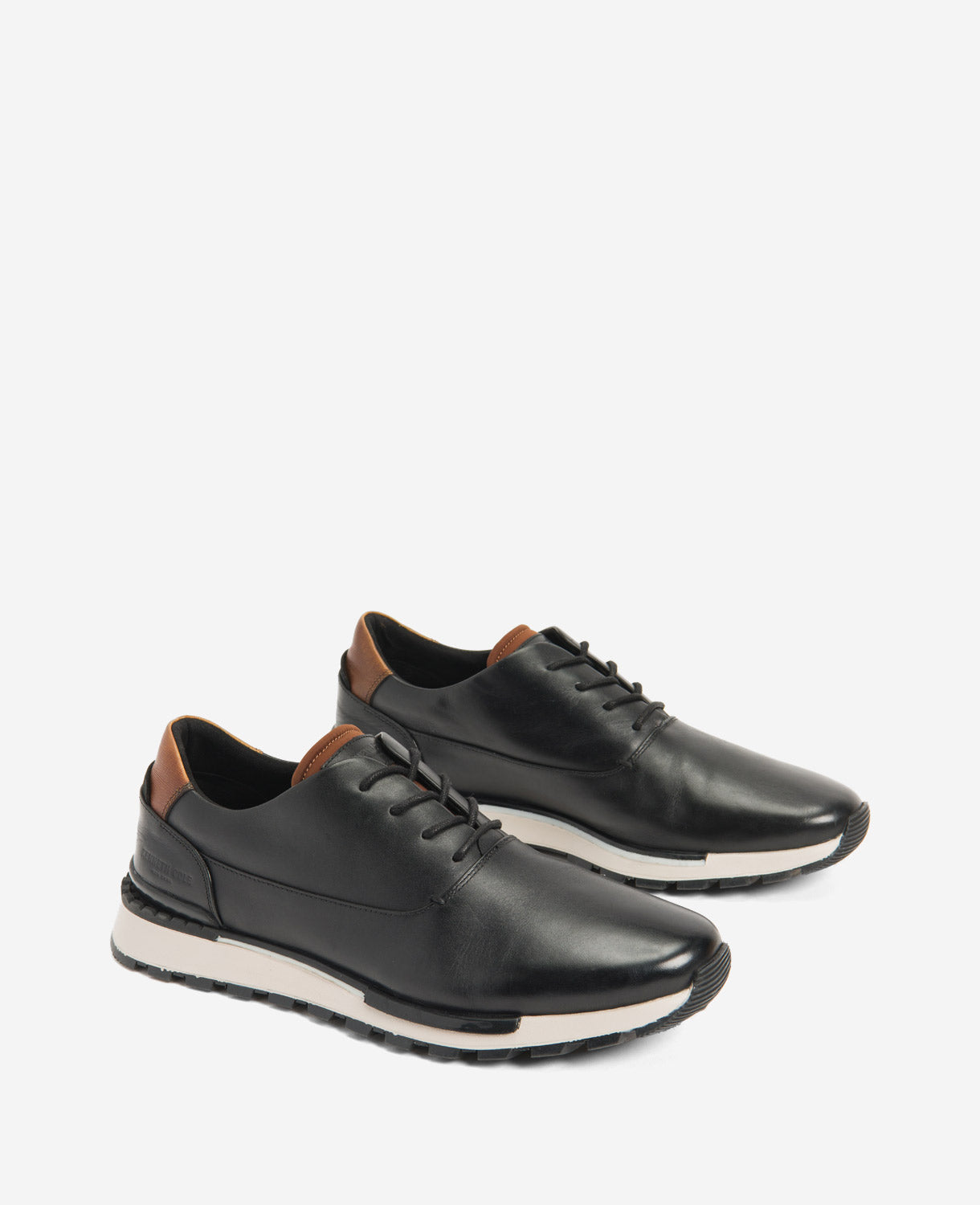 Kenneth Cole Shop Kev Black Leather Dress Shoe – Techni-Cole Comfort | BLACK/GREY