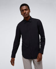 Kenneth Cole Black Slim Fit Shirt – Water-Resistant & Stretch | KC | BLACK